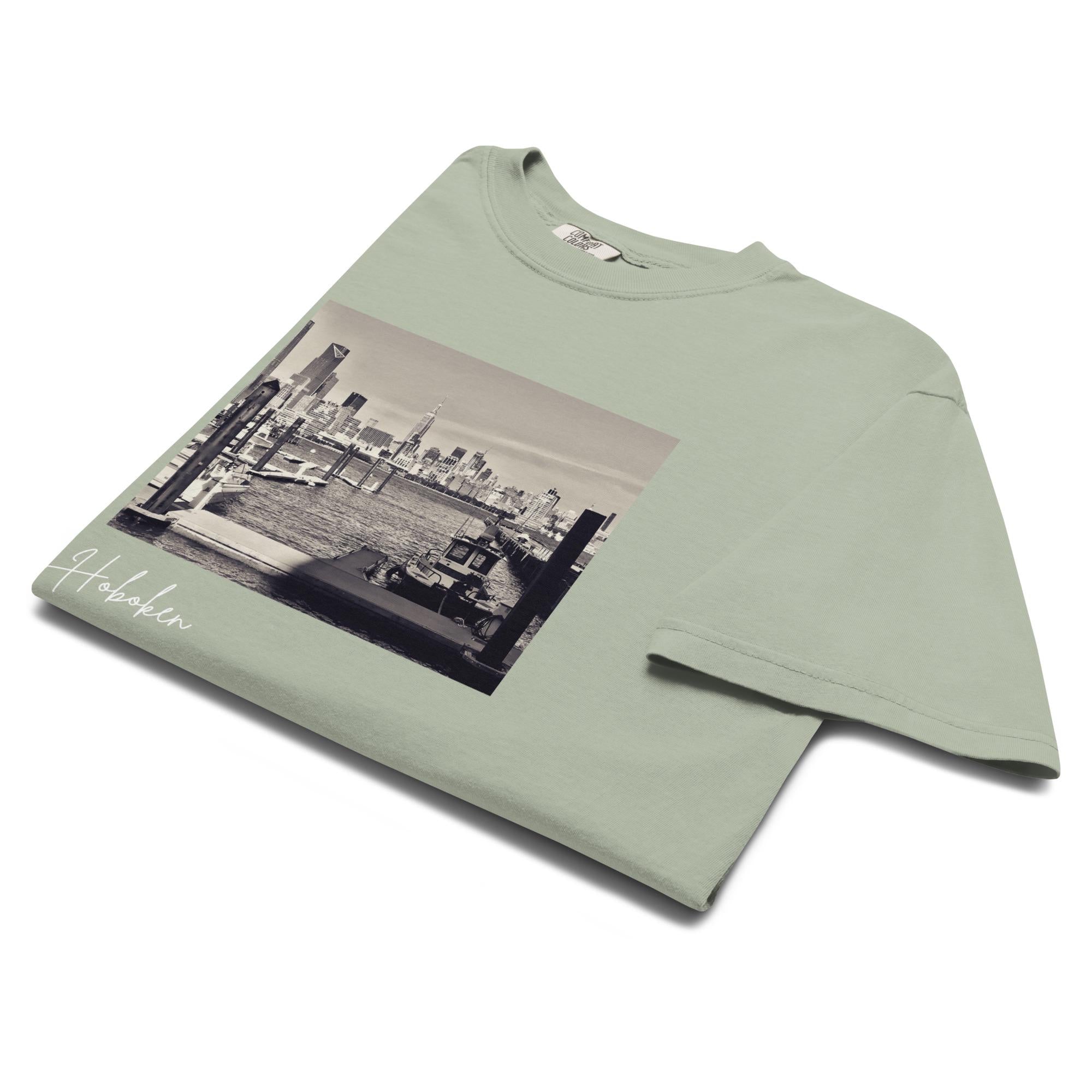 Hoboken Unisex garment-dyed heavyweight t-shirt