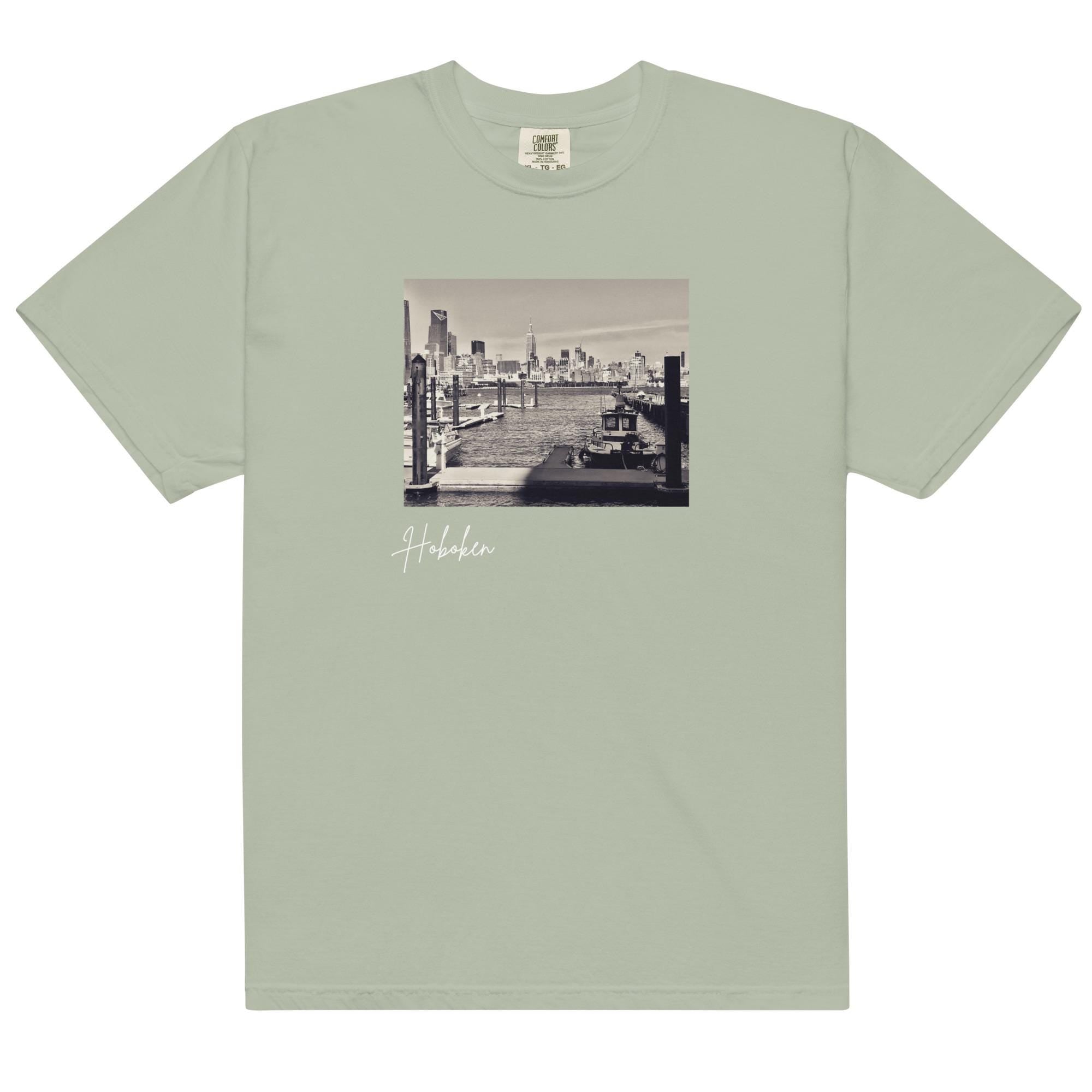 Hoboken Unisex garment-dyed heavyweight t-shirt