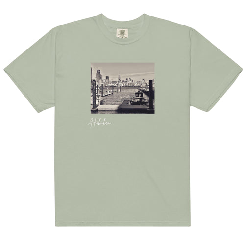 Hoboken Unisex garment-dyed heavyweight t-shirt